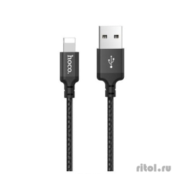 HOCO HC-62820 X14/ USB ������ Lightning/ 1m/ 2A/ ������/ Black  [��������: 1 ���]