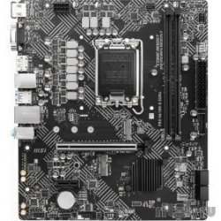 MSI PRO H610M-G DDR4 {Intel H610 LGA1700 2xDDR4-3200 1xPCIex16 4xSATA 1xM.2 HDMI VGA DP / mATX}  [��������: 3 ����]