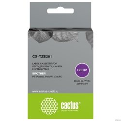   Cactus CS-TZE261 TZe-261   Brother PT- P900W, P950W, 9700PC  [: 1 ]