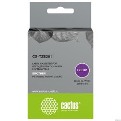 �������� ��������� Cactus CS-TZE261 TZe-261 ������ ��� Brother PT- P900W, P950W, 9700PC  [��������: 1 ���]