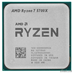 CPU AMD Ryzen 7 5700X OEM (100-000000926) { 3,40GHz, Turbo 4,60GHz, Without Graphics AM4}  [��������: 1 ���]