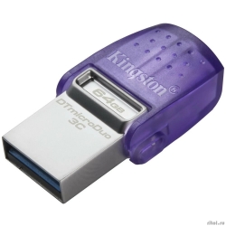 Kingston USB Drive 64GB DataTraveler microDuo 3C , USB3.0 ����������  DTDUO3CG3/64GB   [��������: 1 ���]
