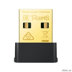 TP-Link Archer T2UB Nano AC600 ���������������� ��������������� Wi-Fi USB-������� Bluetooth 4.2  [��������: 3 ����]