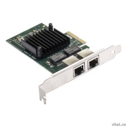 Exegate EX292506RUS ������� ������� ExeGate EXE-I350-T2V2 (PCI-E x4 v2.1, ����� 2xRJ45 (������), 10/100/1000Mbps, Gigabit NIC Intel Chipset NHI350AM2)  [��������: 1 ���]