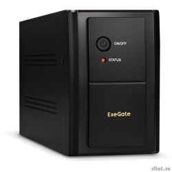 Exegate EX292613RUS ��� ExeGate SpecialPro UNB-2200.LED.AVR.2SH.RJ.USB <2200VA/1300W,LED, AVR,2*Schuko, RJ45/11, USB, ������������� ������, Black>  [��������: 1 ���]