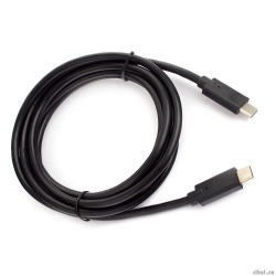 Cablexpert CCP-USB3.1-CMCM2-1.8M ������ USB3.1 Type-C/Type-C, Gen.2, 10Gbit/s, 5A, 100W, 1.8�, �����  [��������: 3 ������]