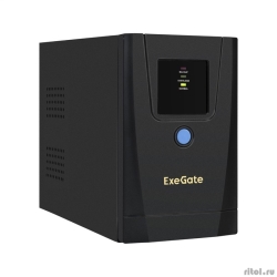 Exegate EX292777RUS ��� ExeGate SpecialPro UNB-900.LED.AVR.1SH.2C13 <900VA/500W, LED, AVR,1*Schuko+2*C13, ������������� ������, Black>  [��������: 2 ����]