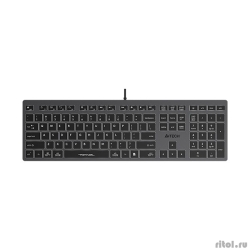 ���������� A4Tech Fstyler FX60H ����� USB slim LED (FX60H GREY/NEON) [FX60H GREY/NEON]  [��������: 1 ���]