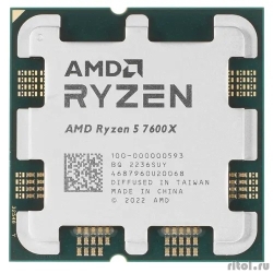 CPU AMD Ryzen 5 7600X OEM (100-000000593) {4.7/5.0GHz ,Radeon Graphics AM5}  [��������: 1 ���]