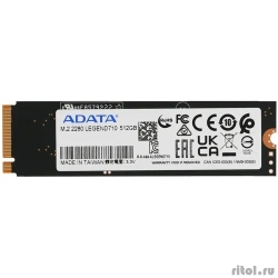 A-DATA SSD 512GB LEGEND 710,  M.2 2280  [ALEG-710-512GCS] PCIe Gen3x4 with NVMe  [��������: 3 ����]