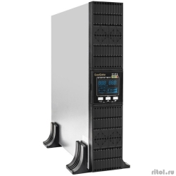 Exegate EX293048RUS ��� On-line ExeGate PowerExpert ULS-1000.LCD.AVR.1SH.2C13.USB.RS232.SNMP.2U <1000VA/1000W, On-Line, PF=1, LCD, 1*Schuko+2*C13 , RS232, USB, SNMP-slot, Rackmount 2U/Tower, ���������  [��������: 2 ����]