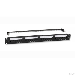 Cabeus PL2-24-Cat.6-Dual IDC ����-������ 19" (1U), 24 ����� RJ-45, ��������� 6, Dual IDC, � ������ ��������� �������������, new  [��������: 2 ������]