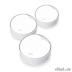 TP-Link Deco X50-PoE(3-pack) AX3000 Mesh-������� Wi-Fi 6 � ���������� PoE  [��������: 3 ����]