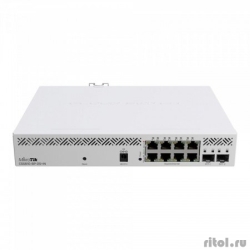 MikroTik CSS610-8P-2S+IN PoE-, 8 1G RJ45, 2 SFP+,  PoE 140 , SwitchOS Lite  [: 1 ]