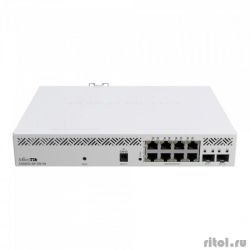 MikroTik CSS610-8P-2S+IN ���������� �����������, 8� 1G RJ45, 2� SFP+, ������� PoE 140 ��, SwitchOS Lite  [��������: 1 ���]
