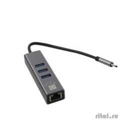 5bites ������-������� UA3C-45-12BK USB3.1 ������� ����� / 3*USB3.0 / RJ45 1G / AL / GREY  [��������: 6 �������]