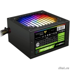 GameMax ���� ������� ATX 600W VP-600-RGB 80+, Ultra quiet  [��������: 1 ���]