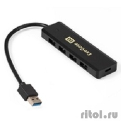 Exegate EX293980RUS USB-��� (������������) ExeGate DUB-4P/1 (������-������� USB3.0 --> 4xUSB3.0, Plug&Play, ������)  [��������: 1 ���]