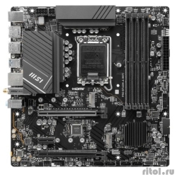 MSI PRO B760M-A WIFI {Soc-1700, Intel B760, 4xDDR5, mATX AC`97 8ch(7.1) 2.5Gg+HDMI+DP}  [��������: 3 ����]