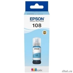 EPSON C13T09C54A  �������� 108 EcoTank Ink ��� Epson L8050/L18050, Light Cyan 70ml  [��������: 3 ������]