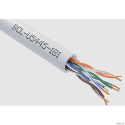 ������ ����� ���� Bion BCL-U5445-181 U/UTP, ���.5e, 4x2x0,455�� AWG 25, ����, �����������, PVC, ��� ���������� ���������, 305�, �����  [��������: 1 ���]