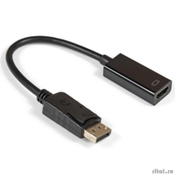 Exegate EX294707RUS ������-���������� DisplayPort-HDMI ExeGate EX-DPM-HDMIF-0.2 (20M/19F, DP1.2 4K@60Hz, 0,2�)  [��������: 1 ���]