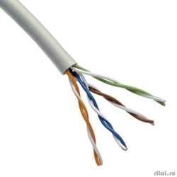 Rexant (02-0005 ) ������ ����� ���� U/UTP, CAT 5e, PVC, 4�2�0,52 ��, 24AWG, INDOOR, SOLID, �����, 305 � PRO  [��������: 1 ���]