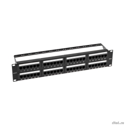 Rexant (02-0032) ������ �������������� � ���������� ������������� 19", 2U, 48 ������, UTP, RJ-45, CAT 5e REXANT PRO  [��������: 2 ������]