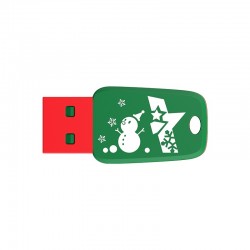 ������ 64Gb Netac U197, USB2.0, �����������, X-mas (NT03U197N-064G-20RG)