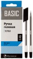 Ручка гелевая BASIC черная 016022-01