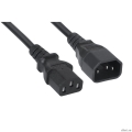 Cabeus PC-189-VDE-1.0-3M ������ ������� �������-��������� IEC 320 C13 - IEC 320 C14 (3x1.0), 3 �  [��������: 2 ������]