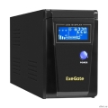Exegate EX295980RUS ��� (��������, �����, ��� �����) ExeGate SineTower SN-600.LCD.AVR.2SH <600VA/360W, ������ ���������, LCD �������, AVR, 2*Schuko, �������-�������������, Black>  [��������: 1 ���]