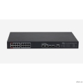 DAHUA DH-S4220-16GT-190 16-�������� ���������� ����������� ���������� � PoE; 16xRJ45 1G (PoE/PoE+/Hi-PoE/802.3bt), 2xRJ45 1G (uplink), 2xSFP 1G (uplink); �������� 190��;�����������;������� 100-240VAC  [��������: 3 ����]