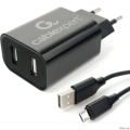 Cablexpert �������� ���������� 12��, 2.4�, 2xUSB, ������ Micro USB 1�, ������, �������-������� (MP3A-PC-35)  [��������: 6 �������]