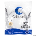 Cabeus PC-FTP-RJ45-Cat.5e-1m ����-���� F/UTP, ��������� 5�, 2xRJ45/8p8c, ��������������, �����, PVC, 1�  [��������: 5 ���]