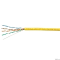Cabeus UTP-4P-Cat.5e-SOLID-YL ������ ����� ���� UTP (U/UTP), ��������� 5e, 4 ���� (24 AWG), �����������, PVC ��(�)-LS, ������ (305 �)  [��������: 15 ���]