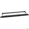 Cabeus PLHD-24-Cat.5e-Dual-180-0,5U ����-������ ������� ��������� 19" (0,5U), 24 ����� RJ-45, ��������� 5e, Dual IDC,180 ��������, � ������ ��������� �������������  [��������: 2 ������]