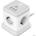 Cablexpert ������� ������ Tower TWR-4-U3-W-2 (Tower 4�, 10�, 3xUSB, 3.1�, 2�, ��.������ 2+) �����, ������� {22556}  [��������: 3 ����]