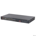 DAHUA DH-S3226-24ET-375 24-�������� ������������� ���������� � ���; 24xRJ45 100M (PoE/PoE+/Hi-PoE), 2xCombo SFP/RJ45 1G (uplink); �������� �� 370��; PoE watchdog, �� 250�; �������: 100�240VAC;  [��������: 3 ����]