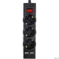 Perfeo ������� ������ "POWER-S", 5,0�, 3 ������� 10�, 2USB, 2500 ��, ������� ������, ������.  [��������: 1 ���]