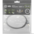 ������ �����-����� Cactus CS-DP-HDMI-1.2-2 DisplayPort (m)/HDMI (m) 2�. �������.����. ������  [��������: 1 ���]