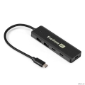 Exegate EX298176RUS USB-��� (������������) 4-�-1 ExeGate DUB-2C2P/5G (������-������� USB 3.2 Gen1 Type C --> 2xUSB3.2 Gen1 Type-A (5G)/2xUSB3.2 Gen1 Type-C (5G), SuperSpeed USB 5Gbps, Plug&Play, �����  [��������: 1 ���]