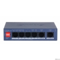 DAHUA DH-CS4006-4GT-36 4-�������� ���������� PoE �������� ����������; 4xRJ45 1G (PoE/PoE+), 2xRJ45 1G (uplink); �������� �� 40��; PoE watchdog, �� 250�; �������: 53VDC;  [��������: 3 ����]