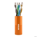 NTSS ������ ����� ���� NTSS U/UTP 5e 4 ���� ����������� 24AWG ���� 305� ���������� ��(�)-HF (LSZH) ��������� NTSS-IN-UTP4-5e-LSZH-OR  [��������: 1 ���]