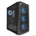 XASTRA ������ A407 4ARGB Black ATX/Mesh/ tempered glass / 4x120mm ARGB PWM fans/ A407-4FC12A  [��������: 2 ����]