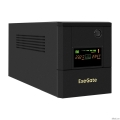 Exegate EX299787RUS ��� ExeGate Smart LB-2200.LCD.AVR.4SH.USB (2200VA/1300W, ������� LCD, AVR, 4*Schuko, USB, ������� 12V 9Ah - 2 ��., ������������� ������, Black)  [��������: 1 ���]