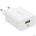 BOROFONE BA21A/ ������� ��/ QC 3.0/ 1 USB/ �����: 5V_9V_12V, 18W/ White  [��������: 1 ���]