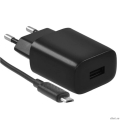 HOCO C134A/ ������� �� + ������ Micro 1m/ 1 USB/ �����: 10.5W/ Black  [��������: 1 ���]