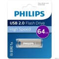 PHILIPS USB Drive 64GB IRON 2.0, USB 2.0 (FM64FD150B/97)  [��������: 1 ���]