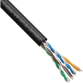 Exegate EX301076RUS ������ ExeGate Special UTP4-C5e-CU-S24-OUT-PE-BK-305-FLUKE UTP 4 ���� ���.5e ����, 0.48�� (24AWG), FLUKE� test pass, �����., ��� �����, 305�, ����., PE  [��������: 1 ���]